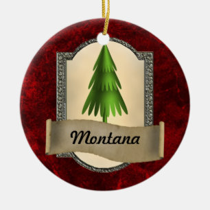 Montana Christmas Ornament