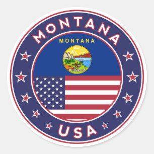 Montana Classic Round Sticker