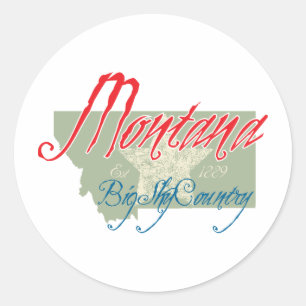 Montana Classic Round Sticker