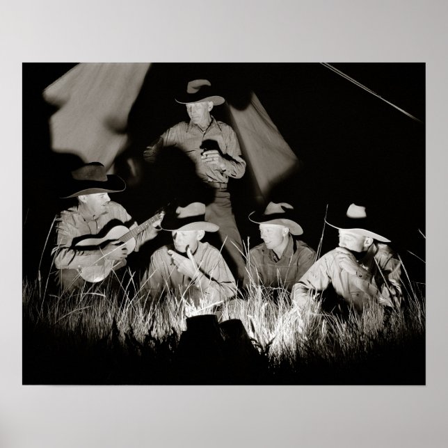 Montana Cowboys, 1939. Vintage Photo Poster (Front)