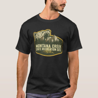 Montana Creek State Recreation Site Alaska Camping T-Shirt