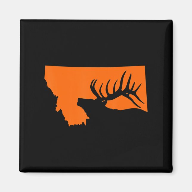 Montana Elk Hunting   Magnet (Front)