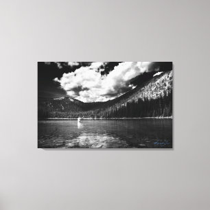 Montana Fisherman Canvas Print