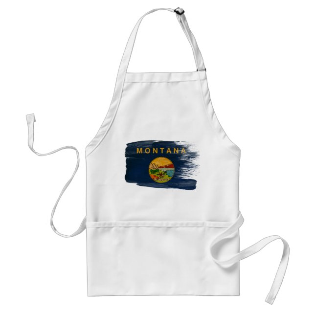 Montana Flag Apron (Front)