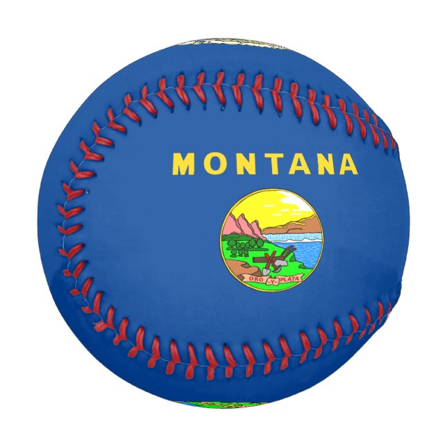 Montana flag baseball (Front Left)