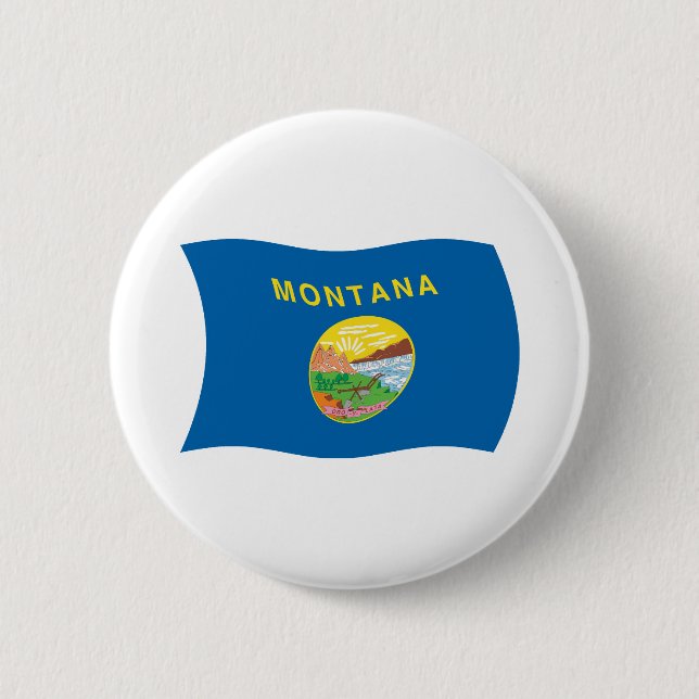 Montana Flag Button (Front)