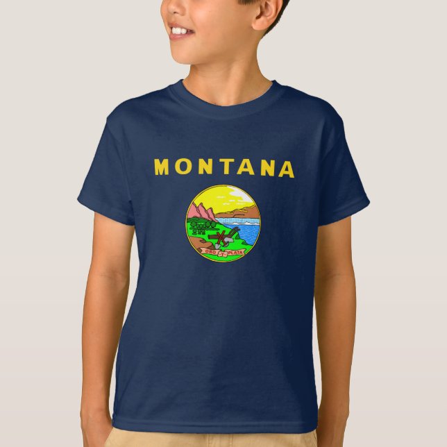 Montana flag T-Shirt (Front)