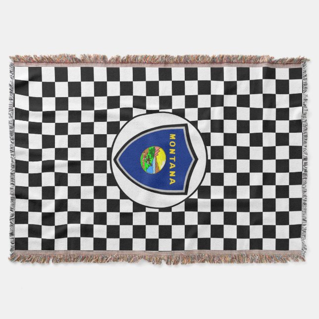 Montana flag throw blanket (Front)