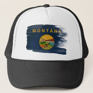 Montana Flag Trucker Hat