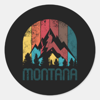 Montana For And Classic Round Sticker