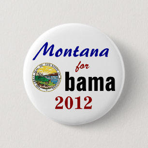 Montana for Obama 2012 2 Inch Round Button