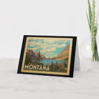 Montana Glacier Park Vintage Travel