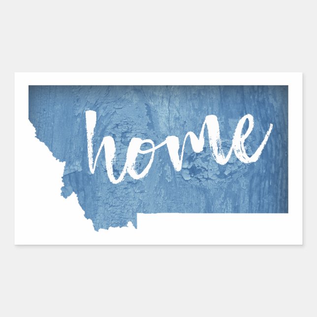 Montana Home Wood Grain Sticker (Front)