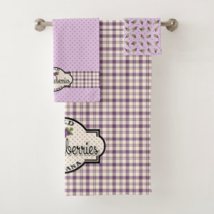 Montana Huckleberry Bath Towel Set