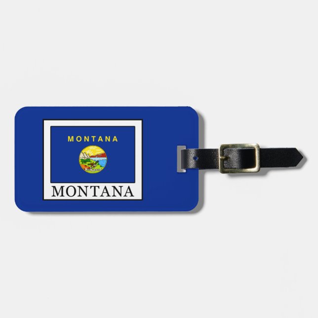 Montana Luggage Tag (Front Horizontal)