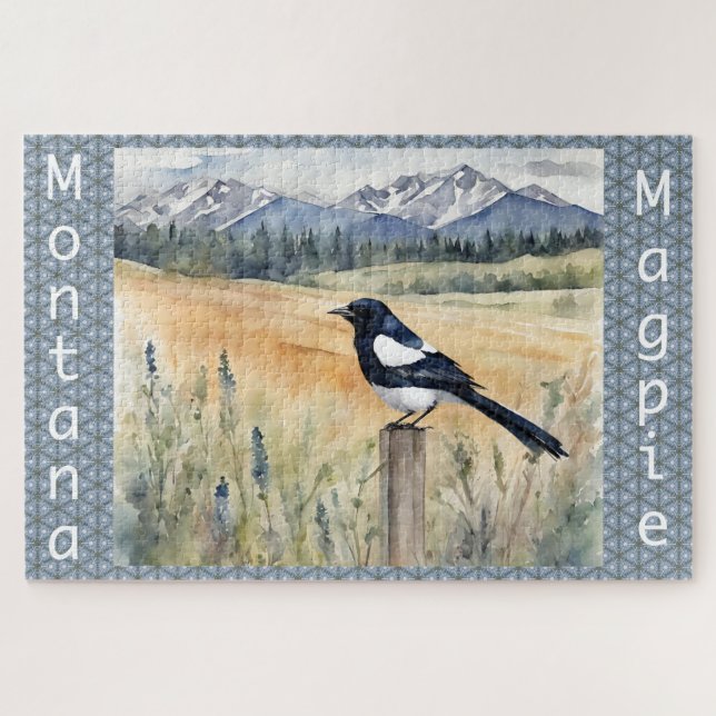 Montana Magpie Jigsaw Puzzle (Horizontal)