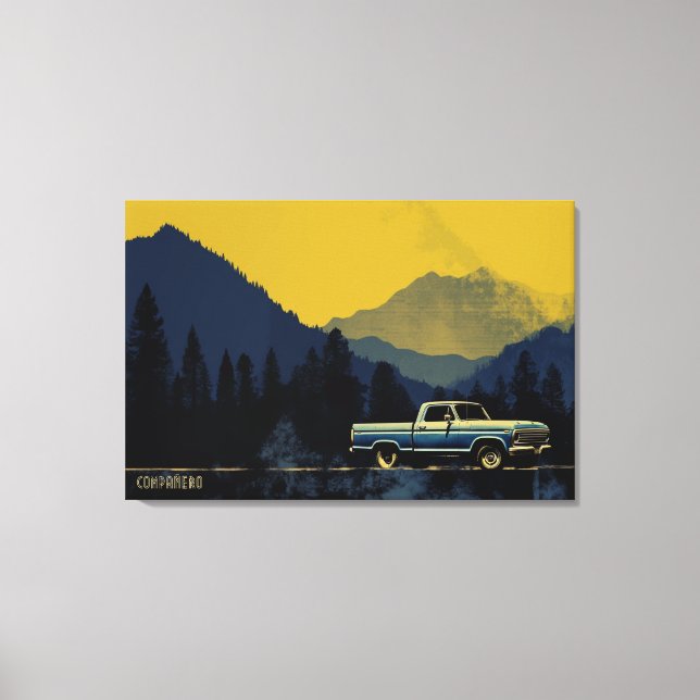 Montaña Mística: A Transcendent Journey Canvas Print (Front)