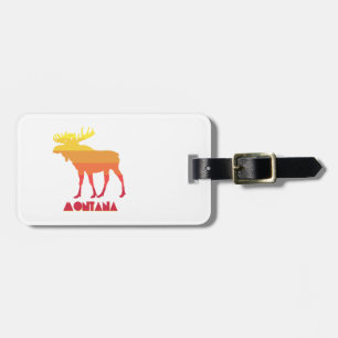 Montana Moose Luggage Tag