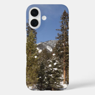 Montana Mountain Trails in Winter Landscape Photo iPhone 16 Case
