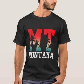 Montana Palm Tree Mt T-Shirt