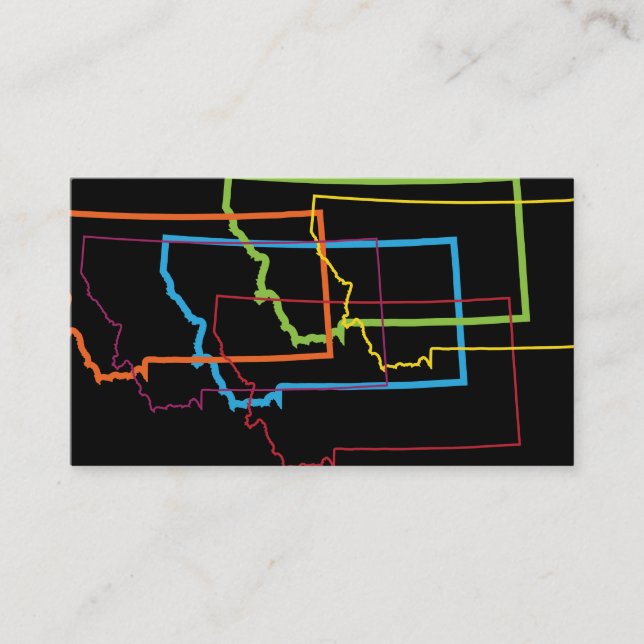 montana pride blur business card (Front)