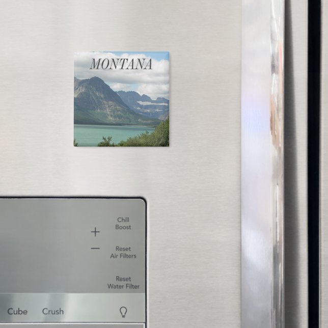 Montana Rockies Landscape Photo Magnet (In Situ (Fridge))