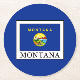 Montana Round Paper Coaster