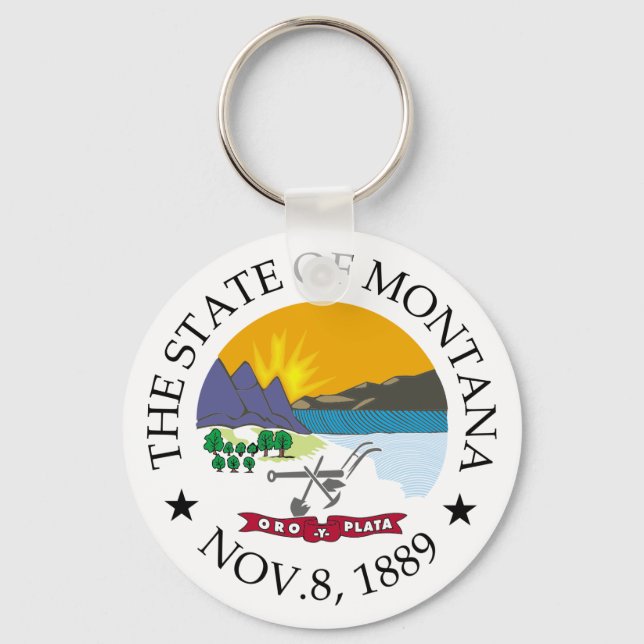 Montana sign keychain (Front)