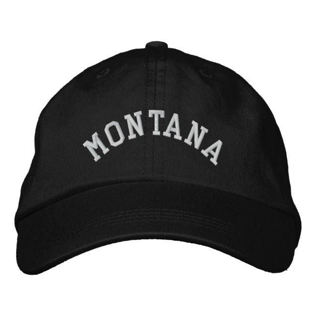 Montana State Embroidered Hat (Front)
