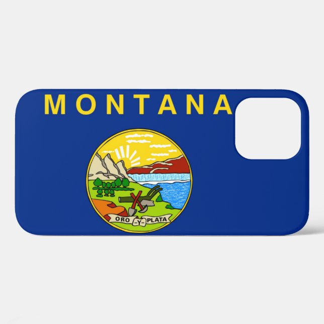 Montana state flag Case-Mate iPhone case (Back (Horizontal))