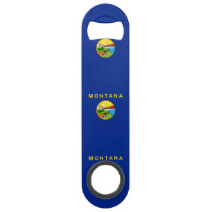 Montana State Flag Design Bar Key