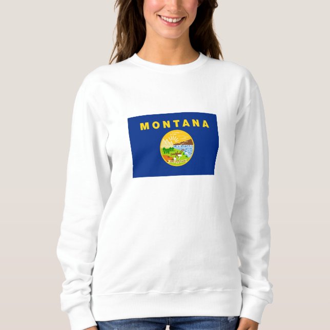 Montana State Flag Sweatshirt (Front)