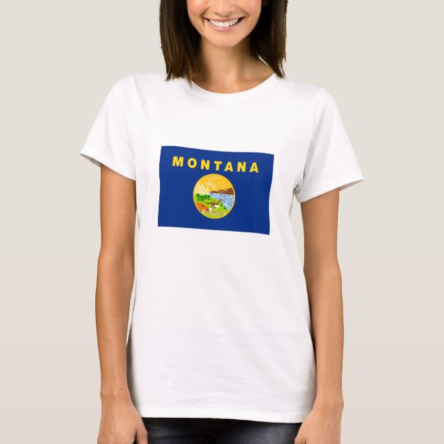 Montana State Flag T-Shirt (Front)