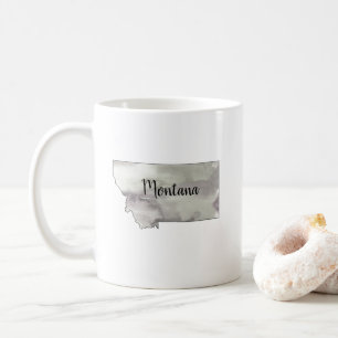 Montana State Illustration Art Coffee Mug