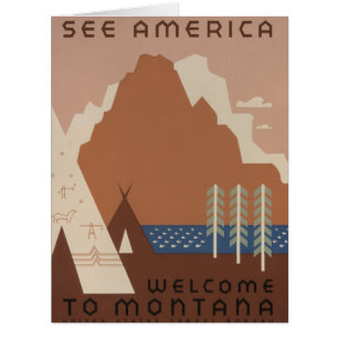 Montana State: Indian Tribes, Mountains, Prairie