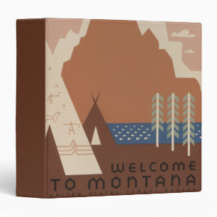 Montana State: Indian Tribes, Mountains, Prairie Binder