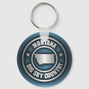 "Montana Steel 2" Keychains