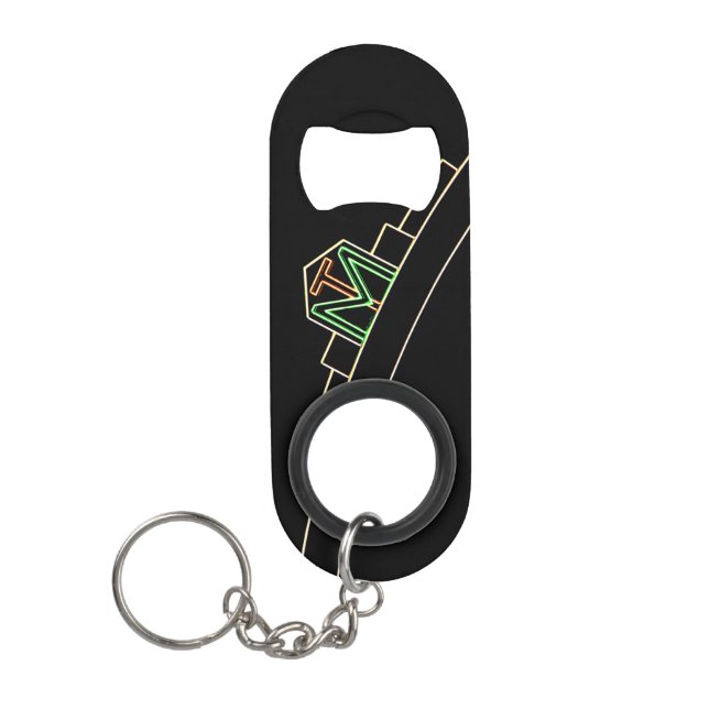 Montana Tech Bottle Opener Keychain Keychain Bottle Opener (Front)