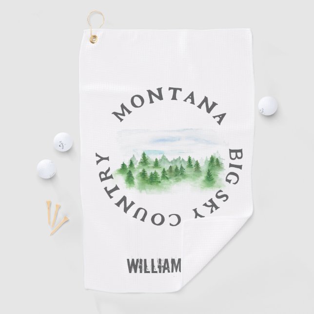 Montana Towel State Personalized (InSitu)