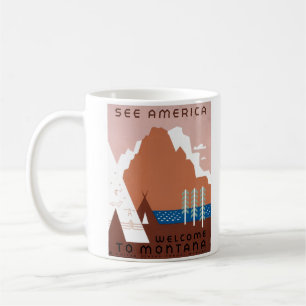 Montana Unedited Vintage Photos Old Aesthetic Pic Coffee Mug