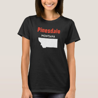 Montana Usa State America Travel Montanan Pinesdal T-Shirt