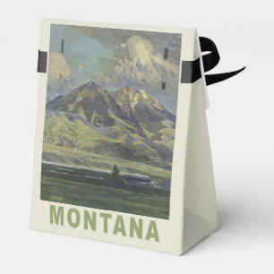 Montana USA Vintage Travel favour box