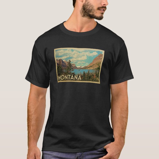 Montana Vintage Travel T-shirt (Front)