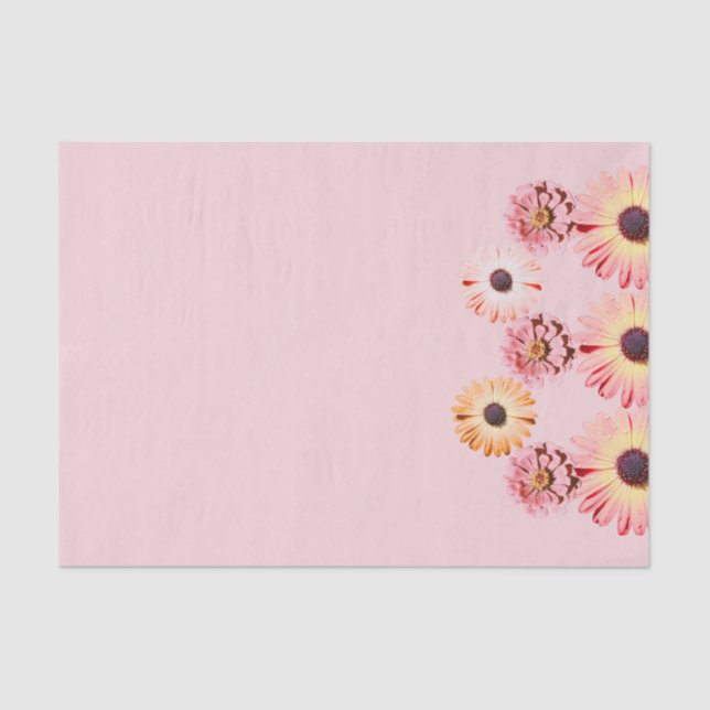 Montana Wildflowers In Pink Tissue Paper (Front)