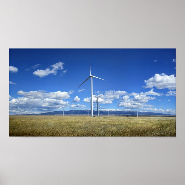 Montana Windmills Poster (Front)