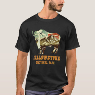 Montana YELLOWSTON NATIONAL PARK Funny Wyoming T-Shirt
