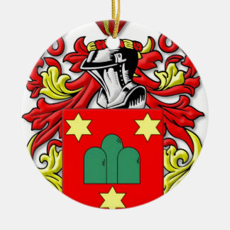 Montanaro Coat of Arms Ceramic Ornament