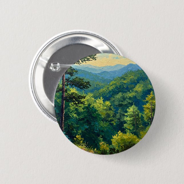 Montane Forest 2 Inch Round Button (Front & Back)
