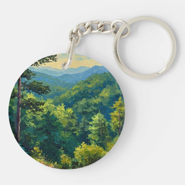 Montane Forest Keychain (Back)