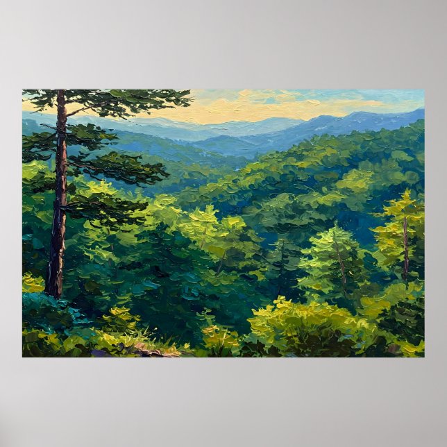 Montane Forest Poster (Front)